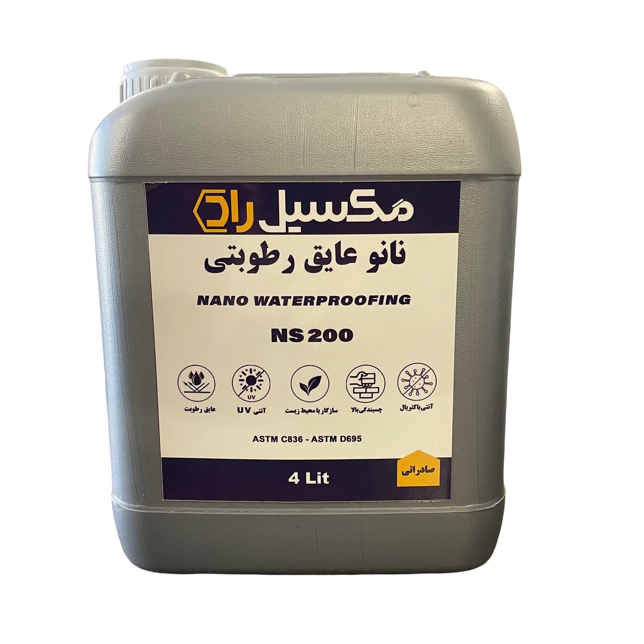 liquid-waterproof-ns200-4l-01 عایق رطوبتی مایع NS200 (4 لیتری) - تصویر 1